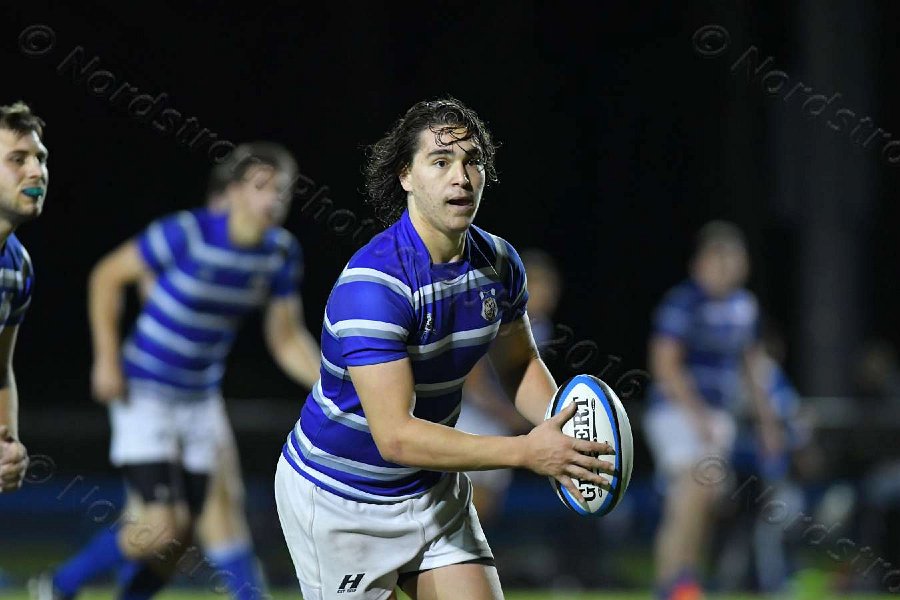 Wheaton Men\'s Rugby vs Mass Maritime.  Photo by Keith Nordstrom